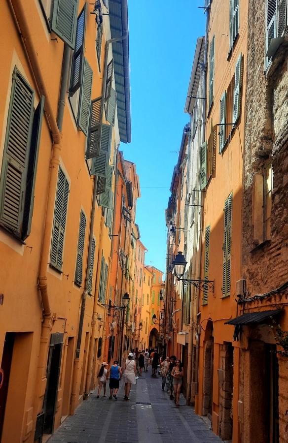 Menton, Centre Historique, Vue Mer Exteriér fotografie