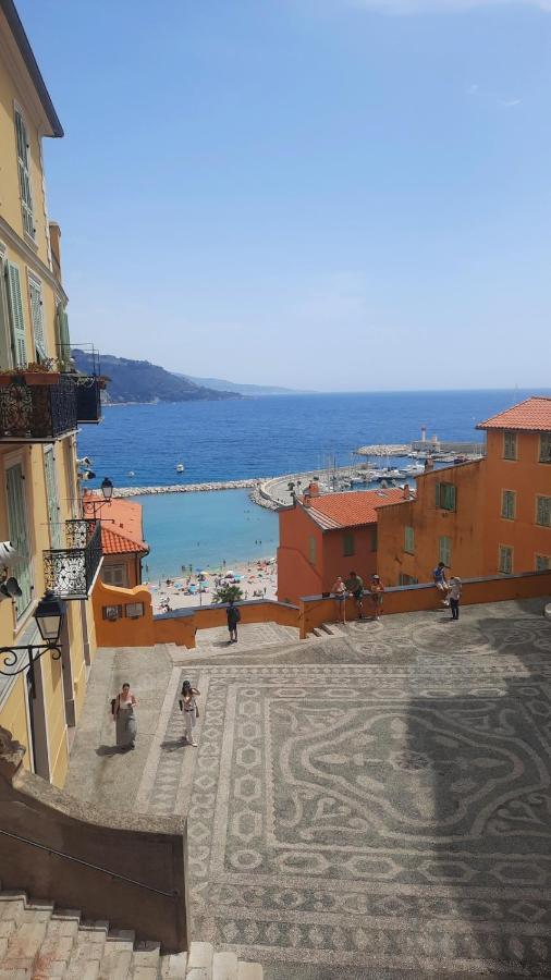 Menton, Centre Historique, Vue Mer Exteriér fotografie