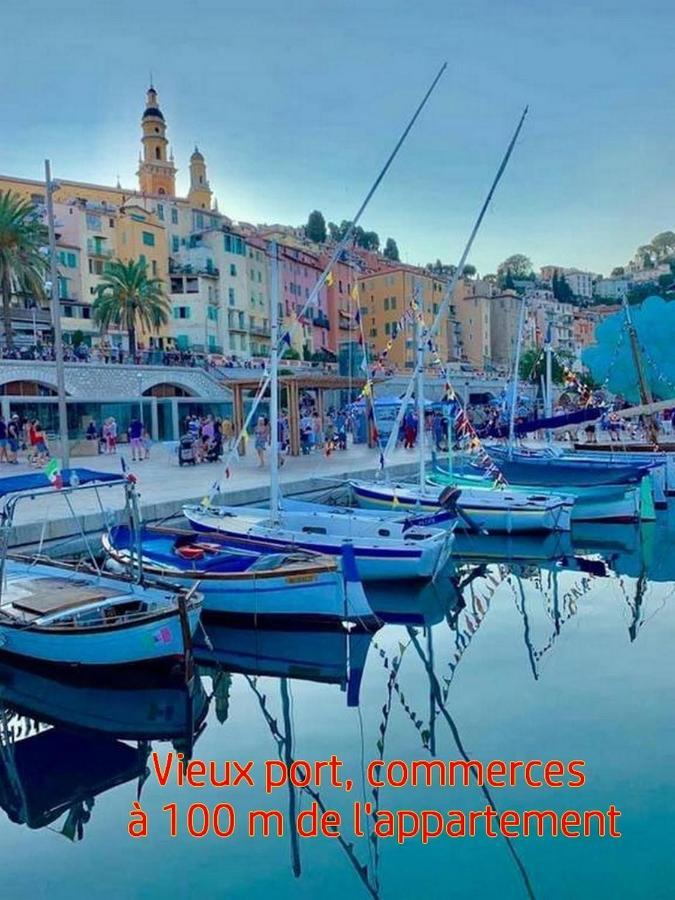 Menton, Centre Historique, Vue Mer Exteriér fotografie