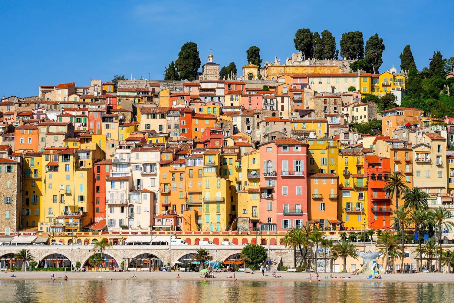 Menton, Centre Historique, Vue Mer Exteriér fotografie